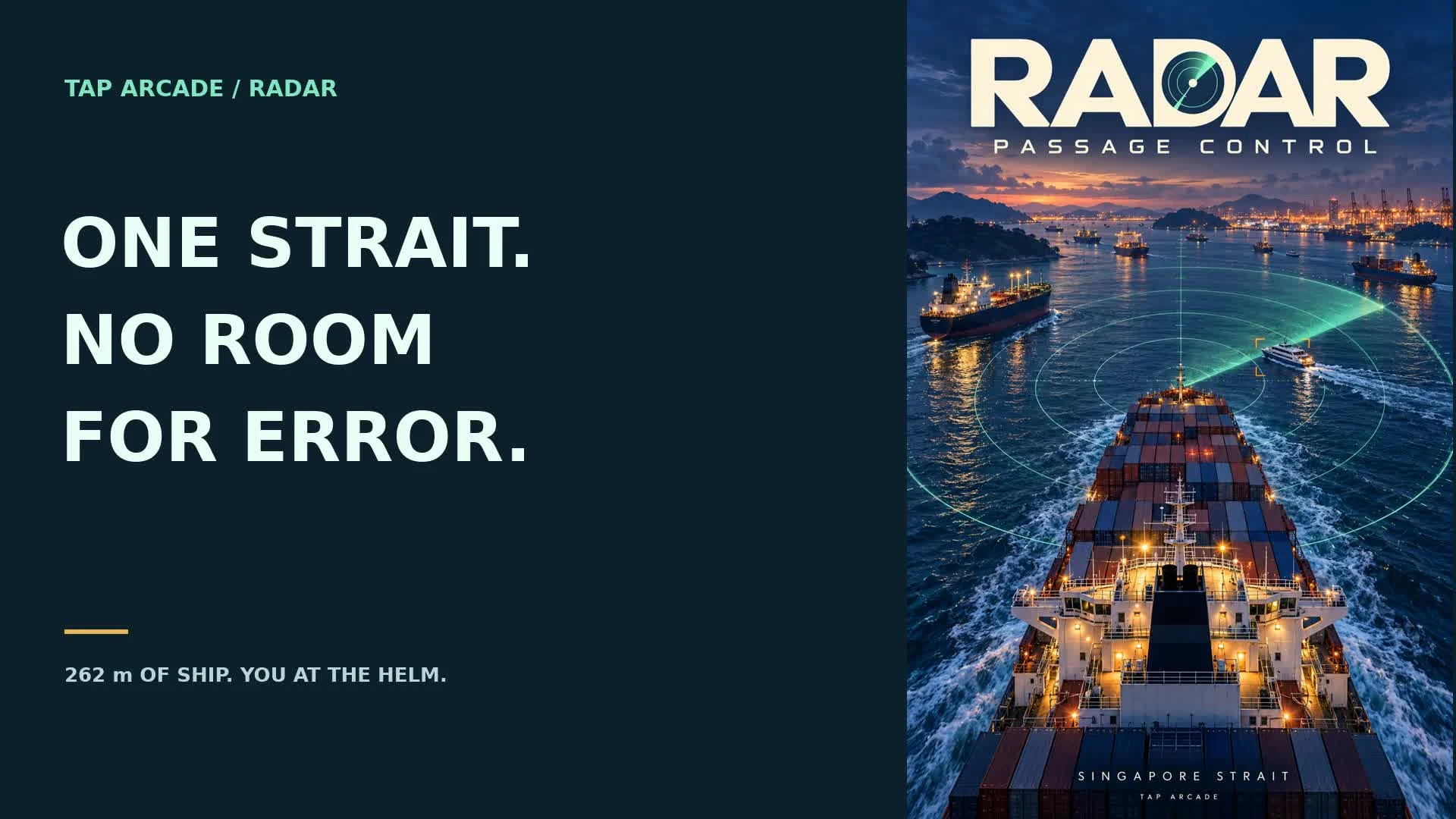 RADAR — Singapore Strait passage game